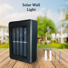 Solar Wall Lights Small Fence Lights Solar Powered Up Down LED Porch Light Garden Lights Outdoor Solar Landscape Lights WaterProof Light (1 Pc)