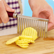 Stainless Steel Crinkle Cutter Knife for Salad and Vegetables