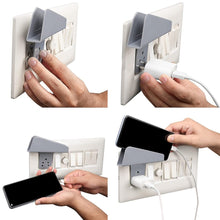 Plastic Secure Mobile Phone Charging Stand Holder (1 Pc / Mix Color)