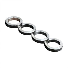 Portable 4 Finger Ring Unique Rotating Folding Ring (1 Set)