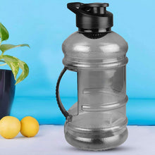 Water bottle with mixer and strainer for sports