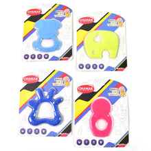 Silicone Baby Teether Pack of 1 (Mix Design & Color)