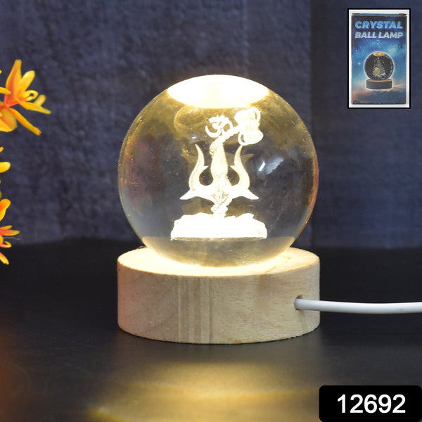 3D Crystal Ball lamps 3D Crystal Ball Night Light (1 Pc)