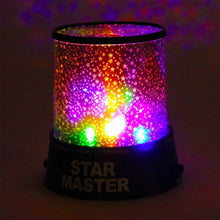 LED star projector night lamp with USB power