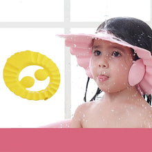 Safe bathing cap for kids with ear and eye guard