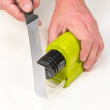 Cordless electric knife sharpener