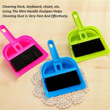 Durable dustpan and brush set for multipurpose cleaning.