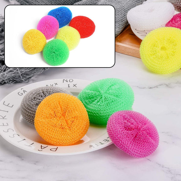 Round nylon scrubbers pack