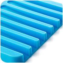 Large silicone soap dish with drainage