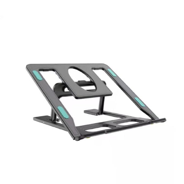 Foldable and adjustable portable laptop stand, designed for ergonomic laptop use