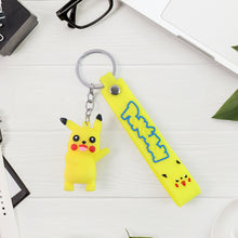 Cute Cartoon Silicone 3d Key Chain With Metal Hook  Strap (Pack Of 1)