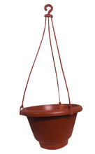 Flower pot with hanging rope for plants