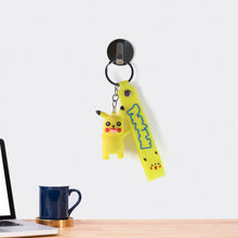 Cute Cartoon Silicone 3d Key Chain With Metal Hook  Strap (Pack Of 1)