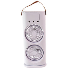 Electric Fan Desktop Double-head Powerful Air Cooler (1 Pc  With Remote)